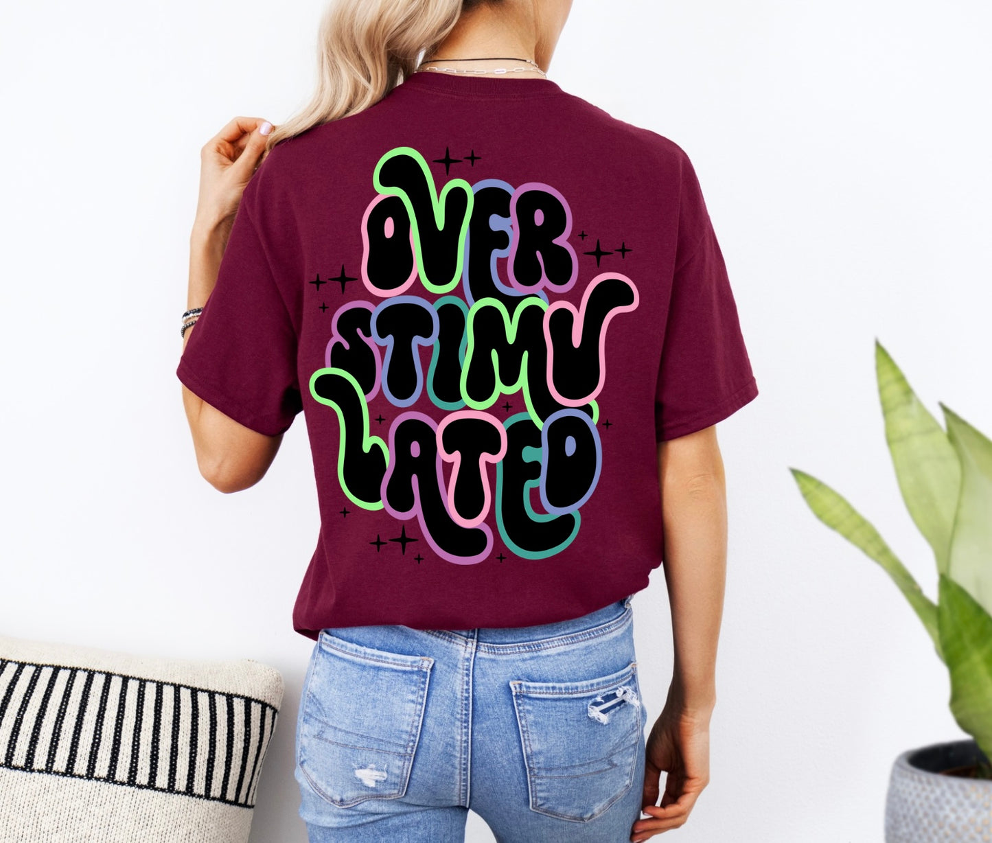 Overstimulated Neon Shirt