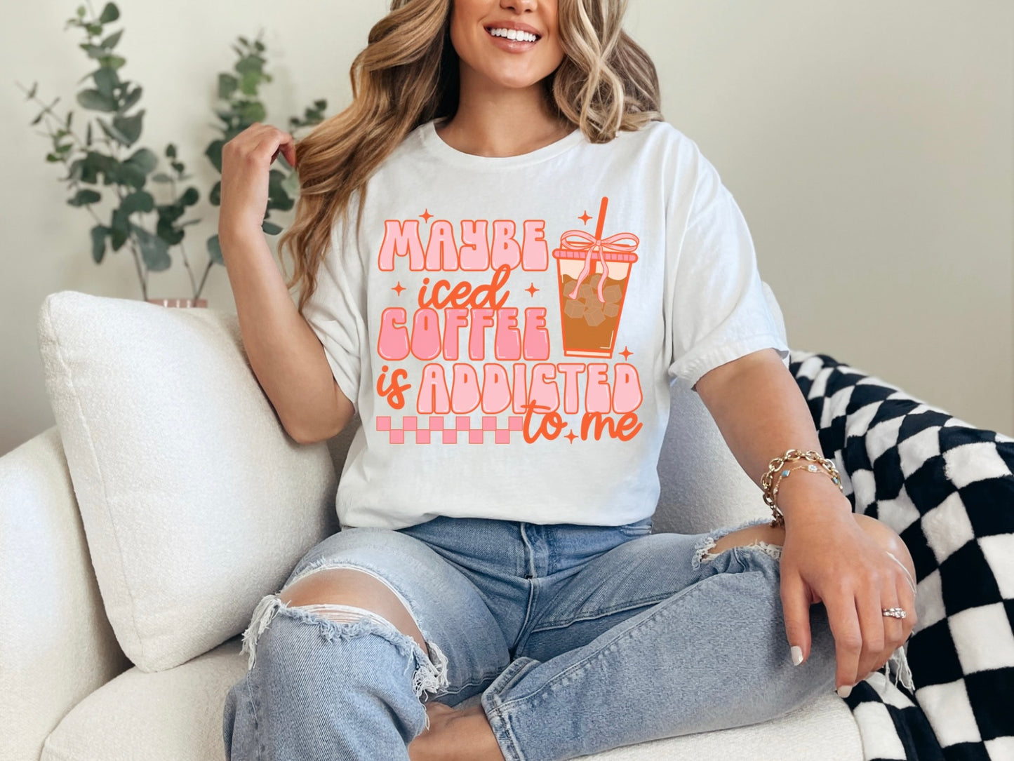 Maybe Iced Coffee is Addicted to me Tee
