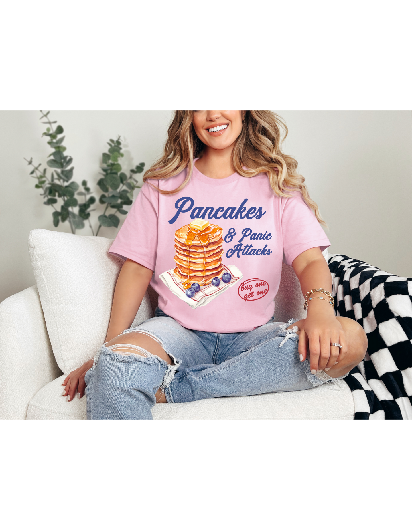 Pancakes & Panic Attacks Shirt