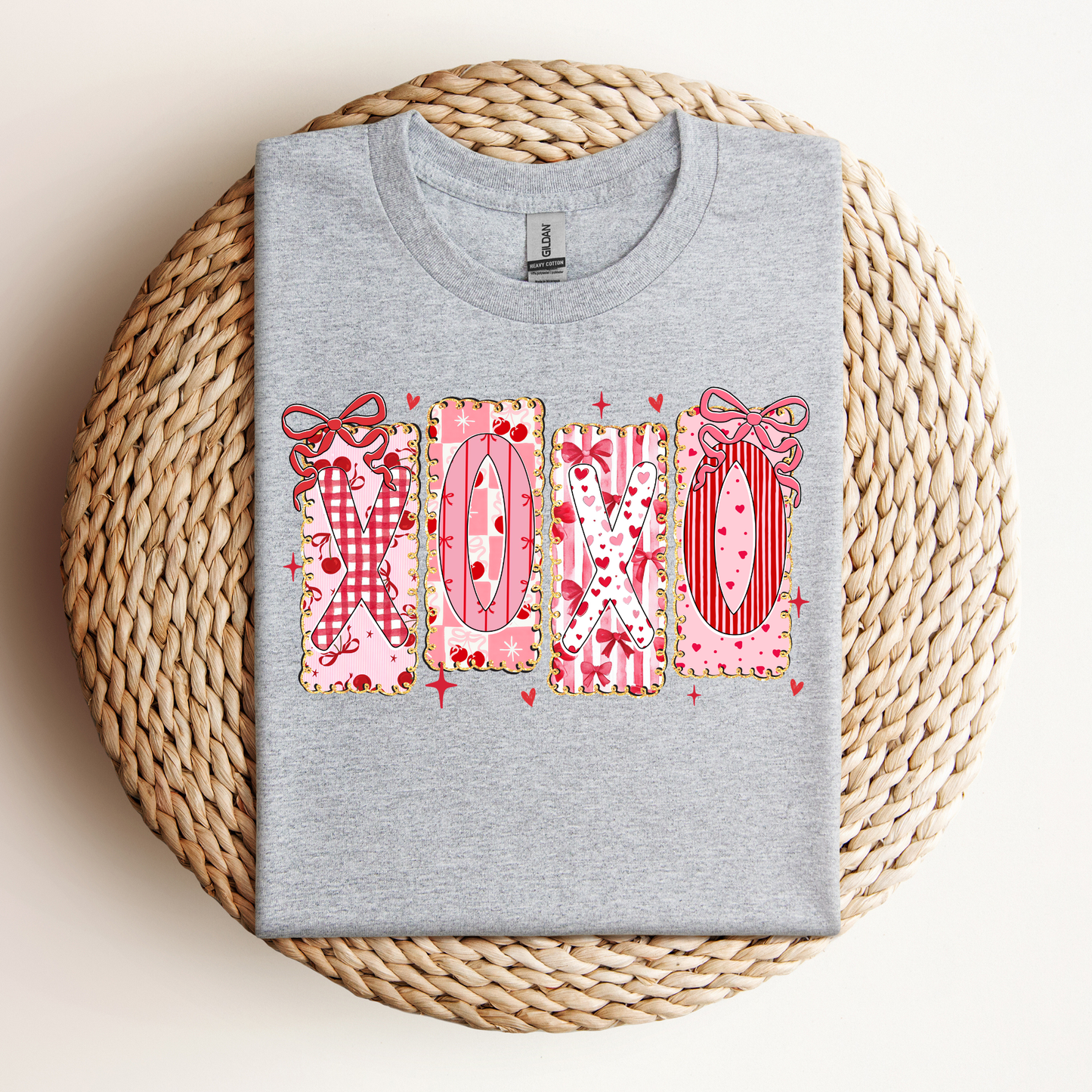 XOXO Valentine’s Coquette Shirt