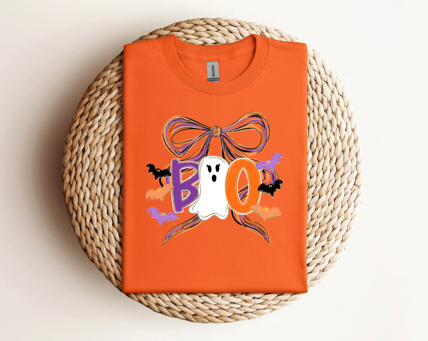 Halloween Boo Coquette Ghost Shirt