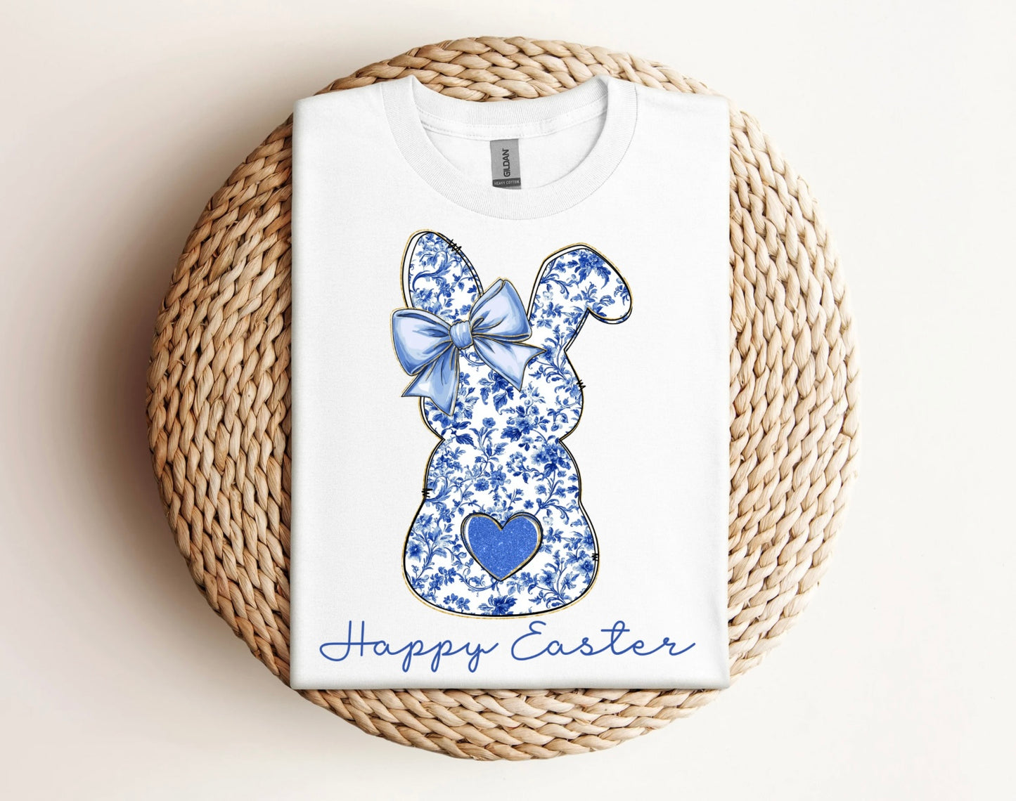 Blue Easter Bunny Shirt
