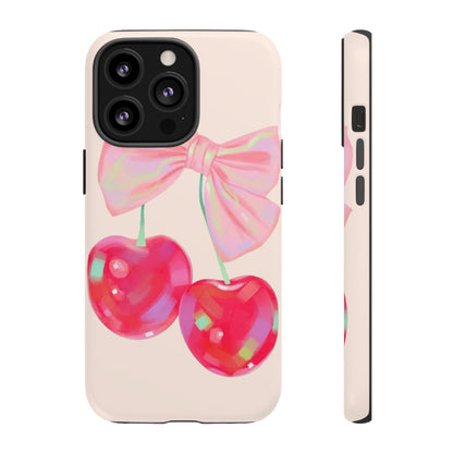 Cherry Bow Pink Phone Case