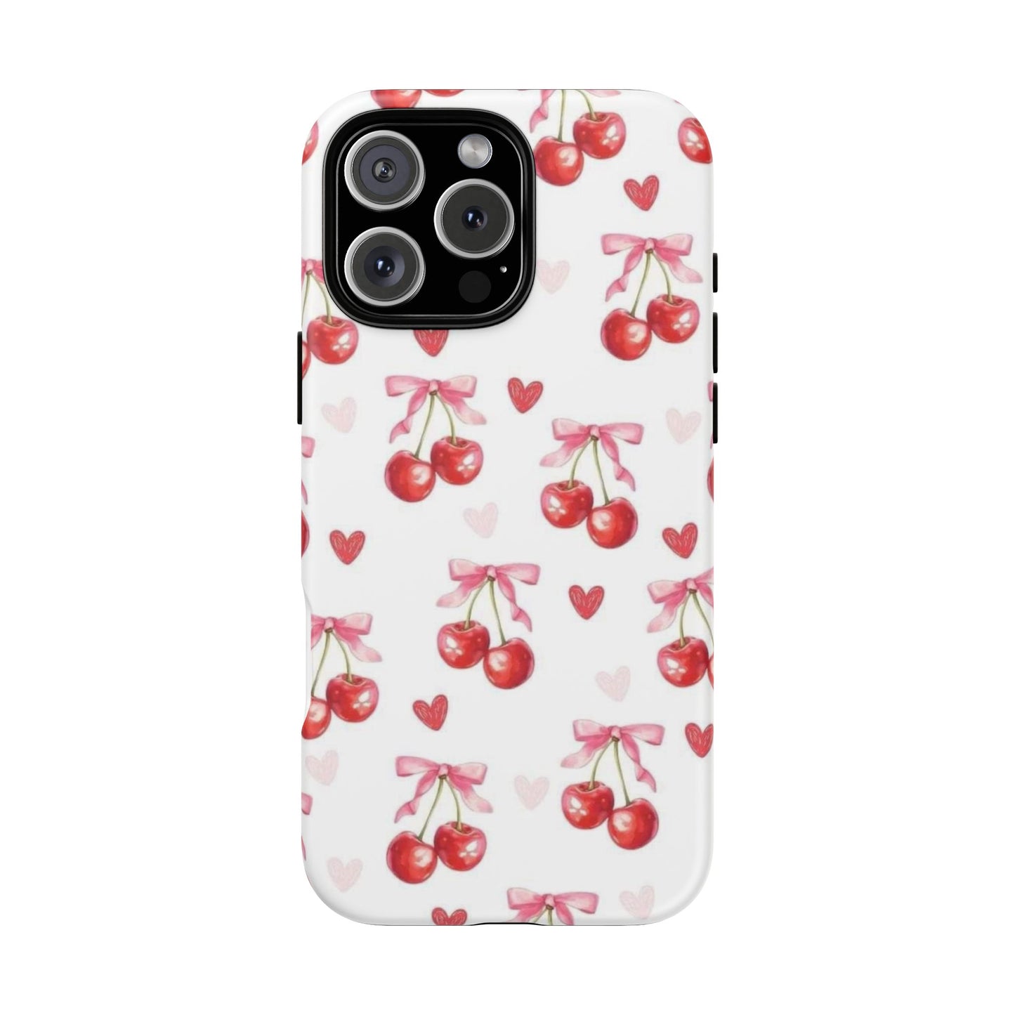Cherry Coquette Cute Durable Tough Phone Case