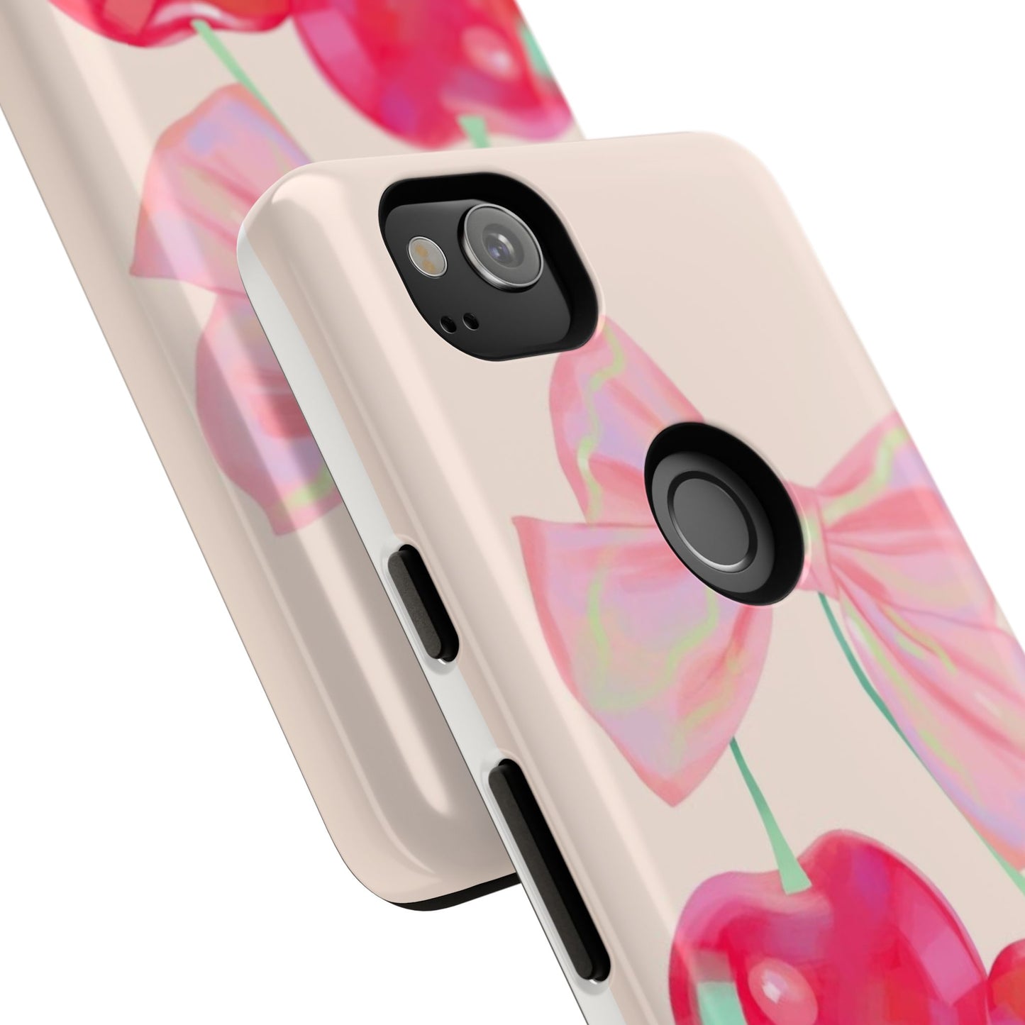 Cherry Bow Pink Phone Case