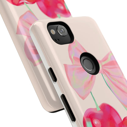 Cherry Bow Pink Phone Case