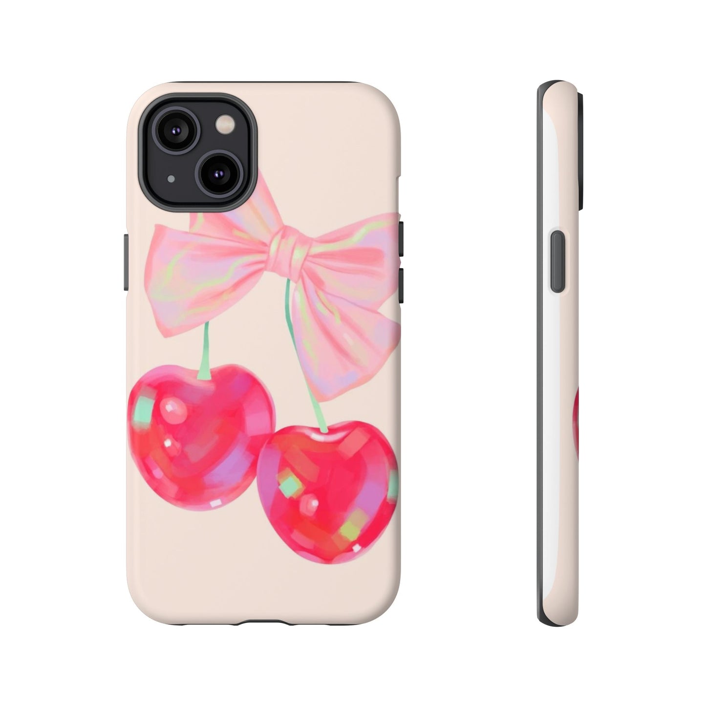 Cherry Bow Pink Phone Case