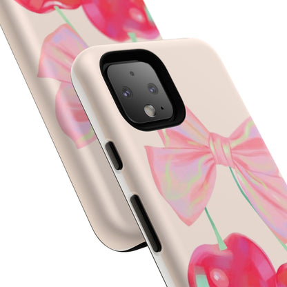 Cherry Bow Pink Phone Case