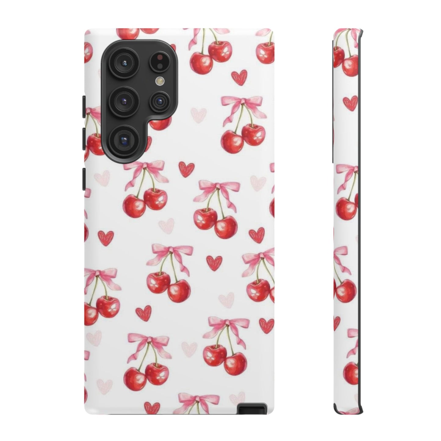 Cherry Coquette Cute Durable Tough Phone Case