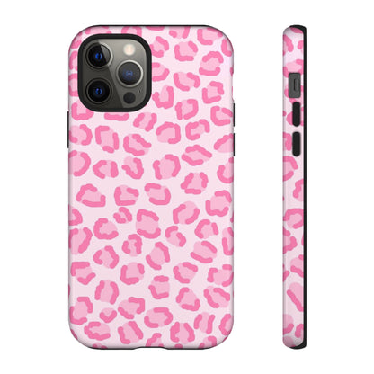 Pink Cheetah Print Phone Case for iPhone and Samsung
