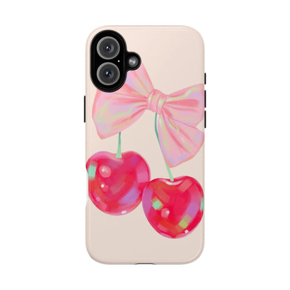 Cherry Bow Pink Phone Case