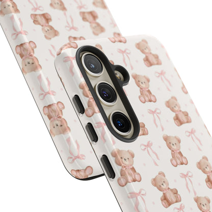 Coquette Teddy Bear Phone Case