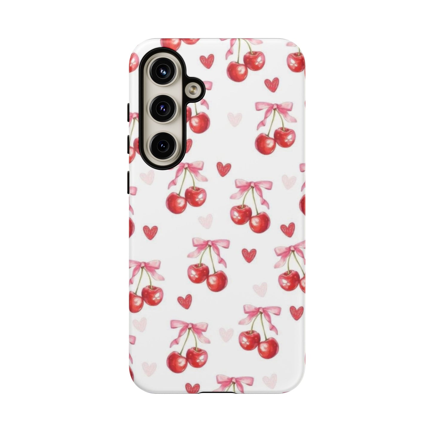 Cherry Coquette Cute Durable Tough Phone Case