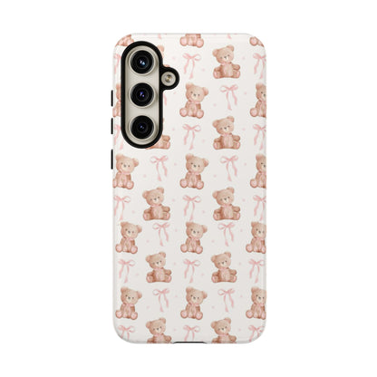 Coquette Teddy Bear Phone Case