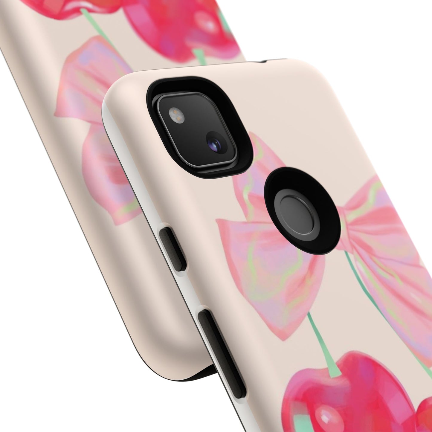 Cherry Bow Pink Phone Case