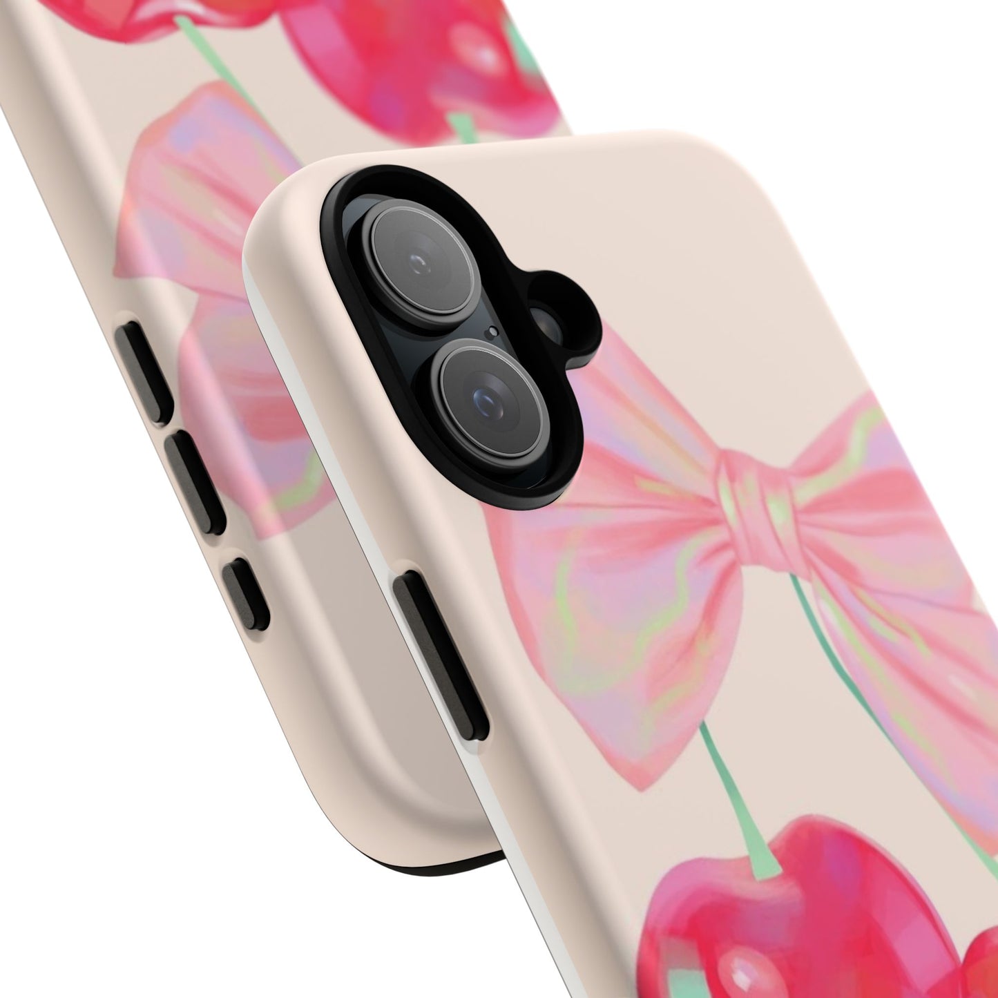 Cherry Bow Pink Phone Case