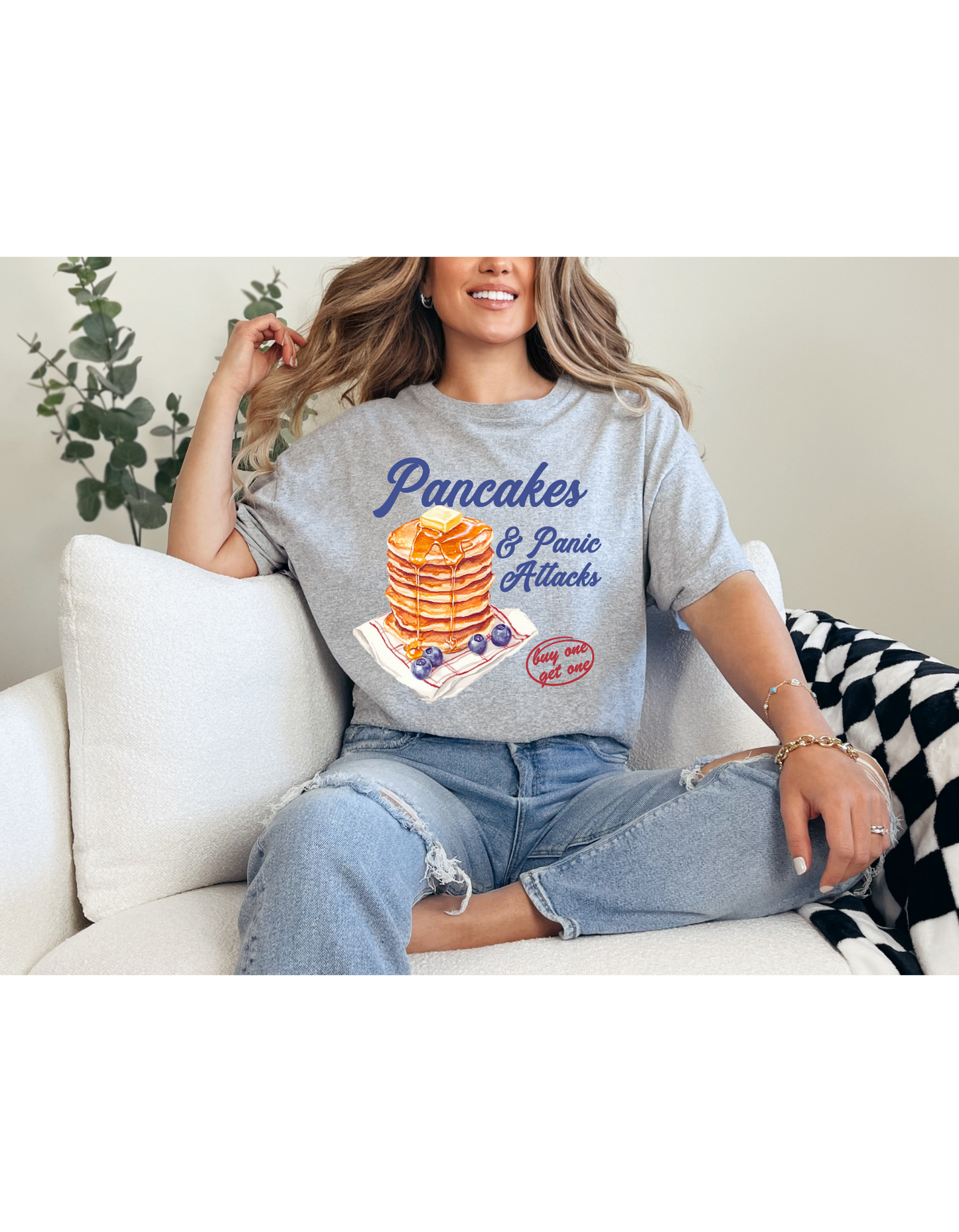 Pancakes & Panic Attacks Shirt