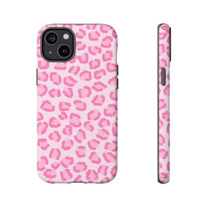 Pink Cheetah Print Phone Case for iPhone and Samsung