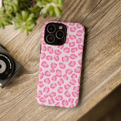 Pink Cheetah Print Phone Case for iPhone and Samsung