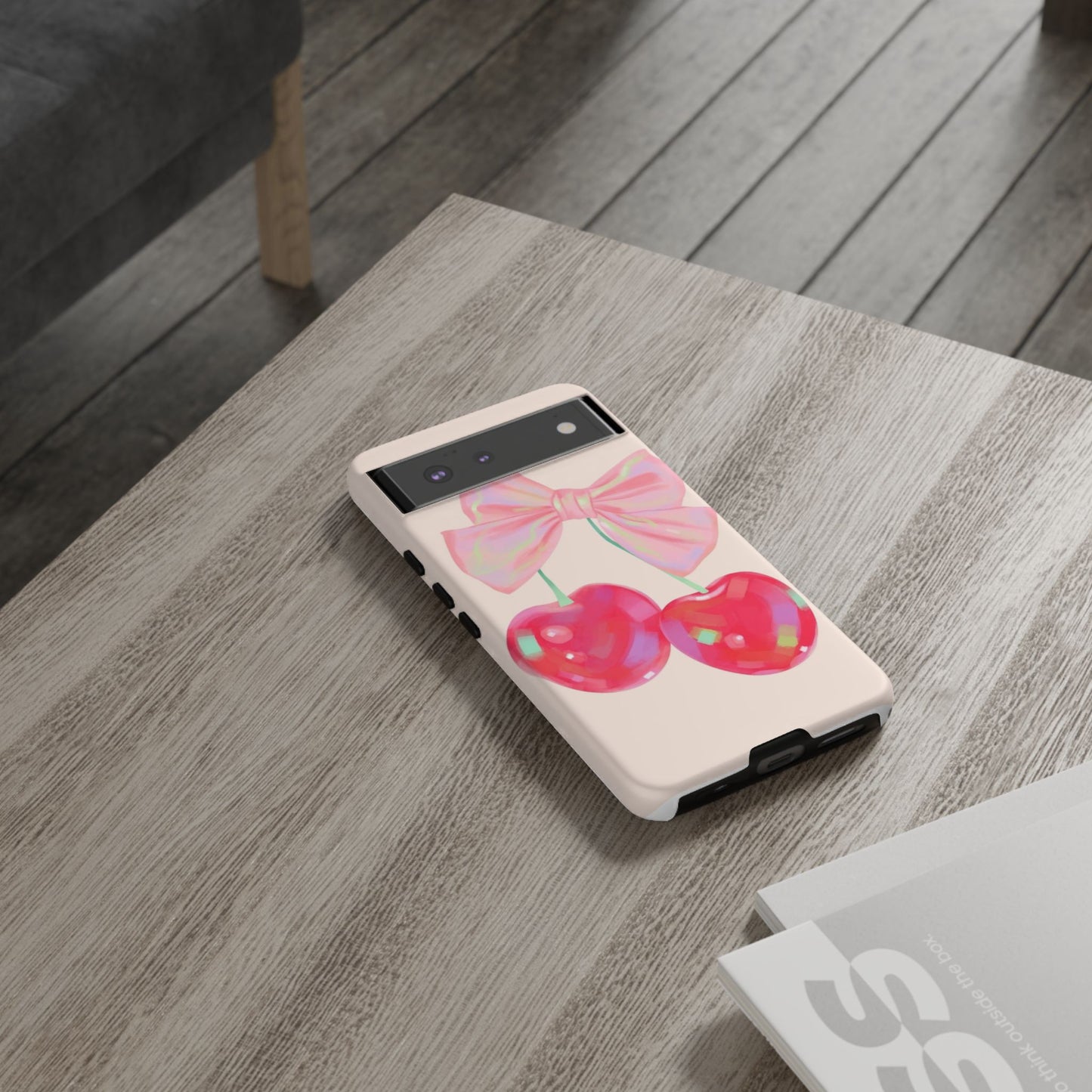 Cherry Bow Pink Phone Case