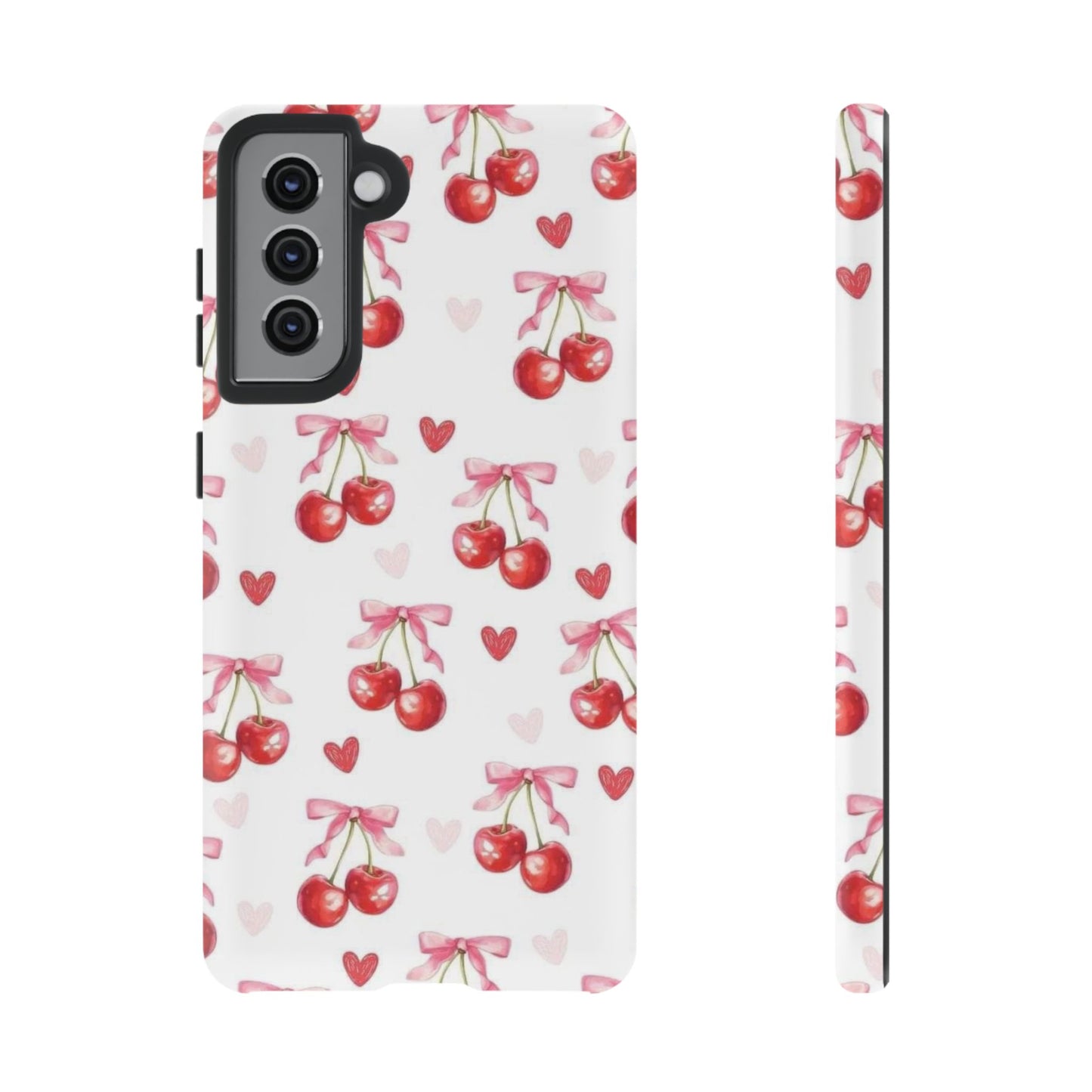 Cherry Coquette Cute Durable Tough Phone Case