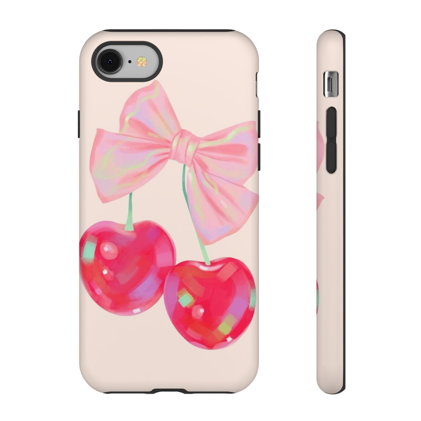 Cherry Bow Pink Phone Case