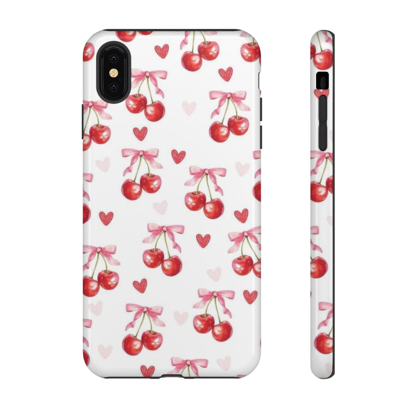 Cherry Coquette Cute Durable Tough Phone Case