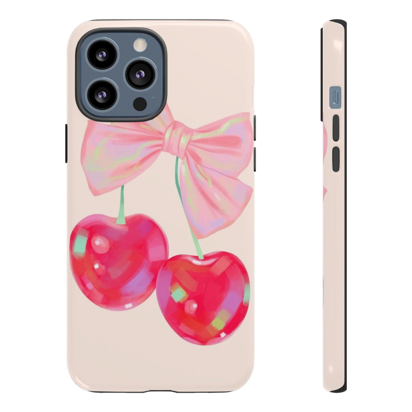Cherry Bow Pink Phone Case