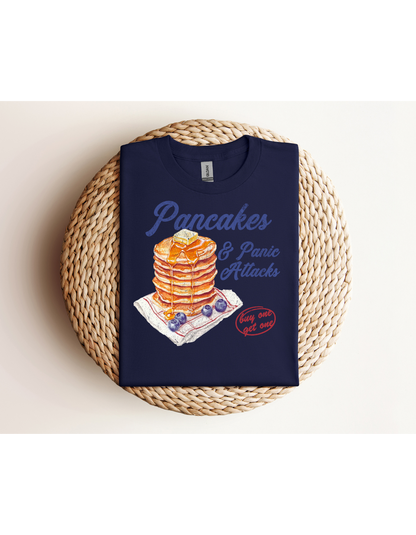 Pancake & Panic Attacks Distress Shirt