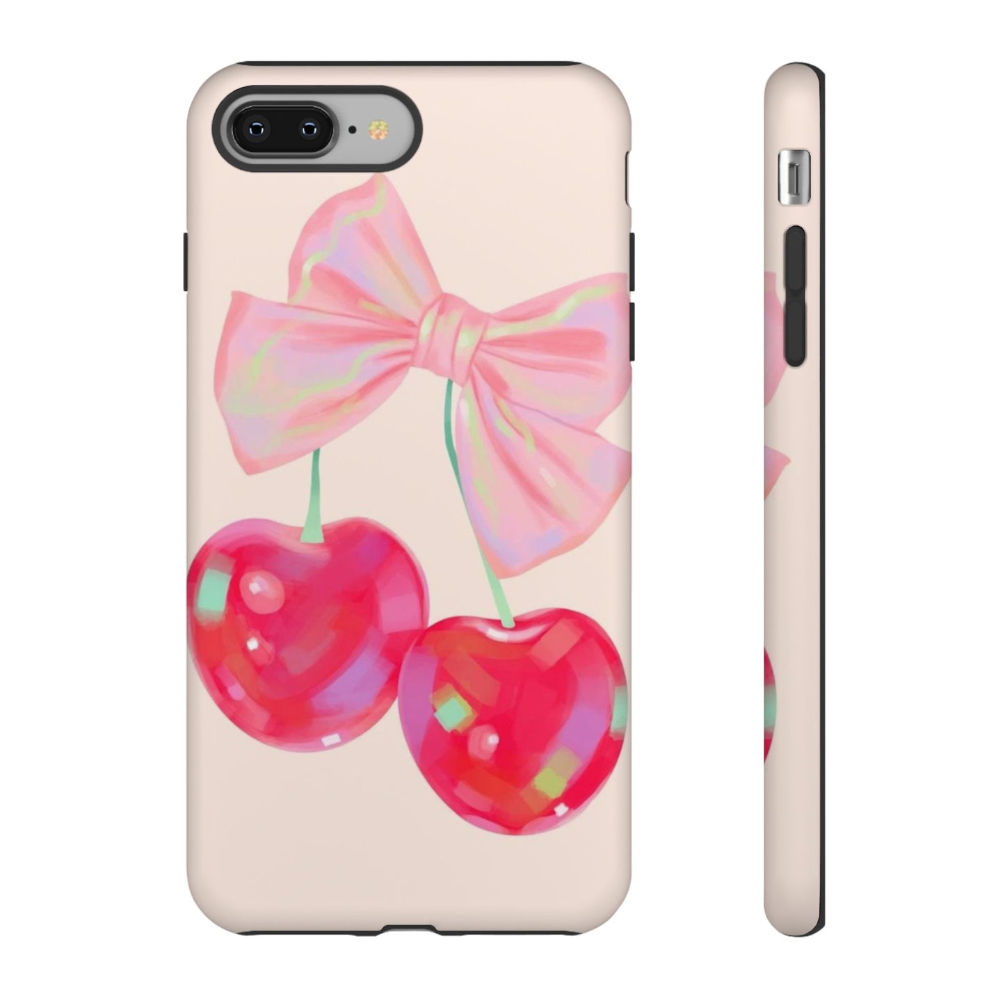 Cherry Bow Pink Phone Case