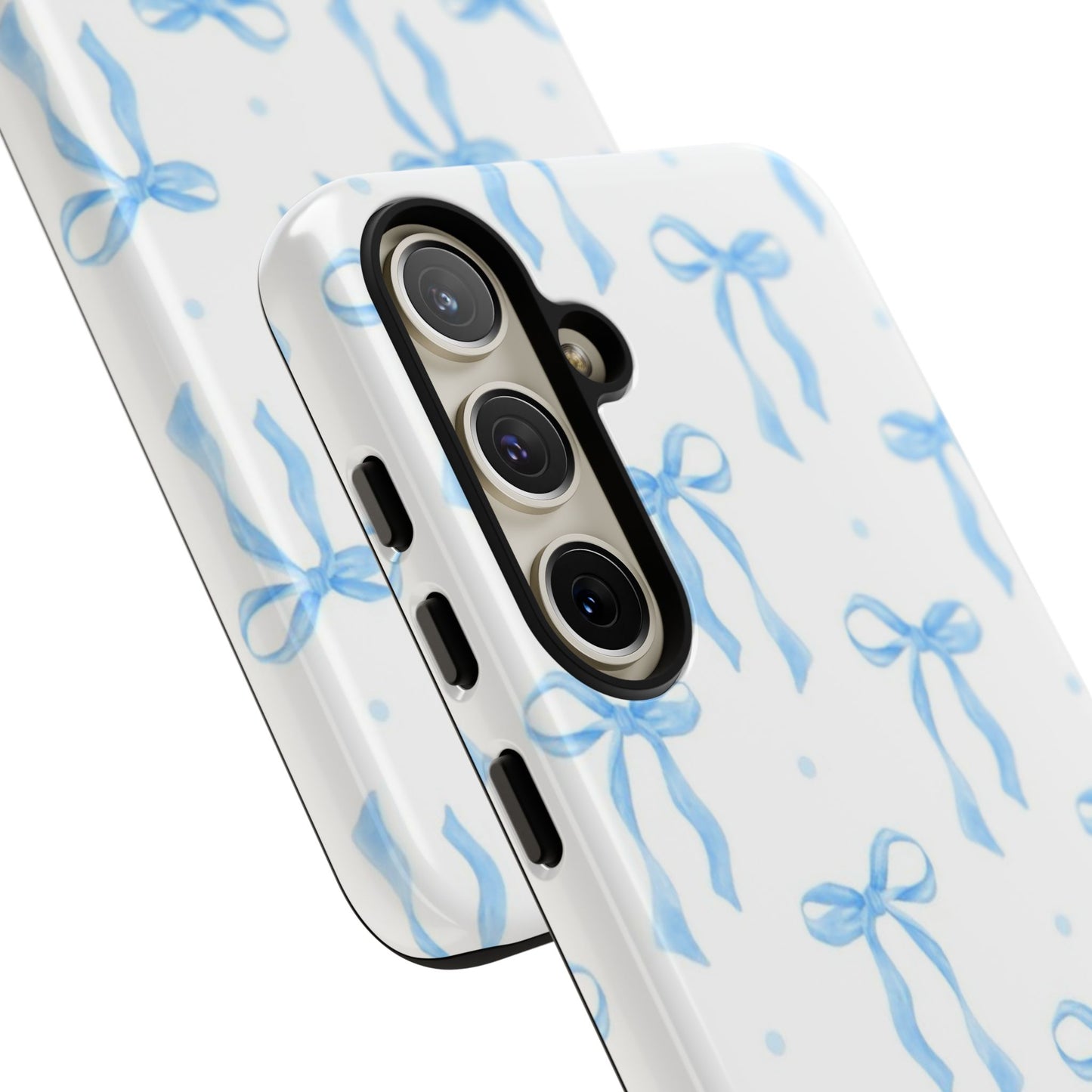 Blue Coquette Bow Phone Case