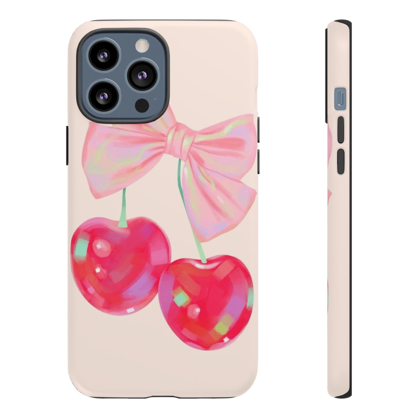 Cherry Bow Pink Phone Case