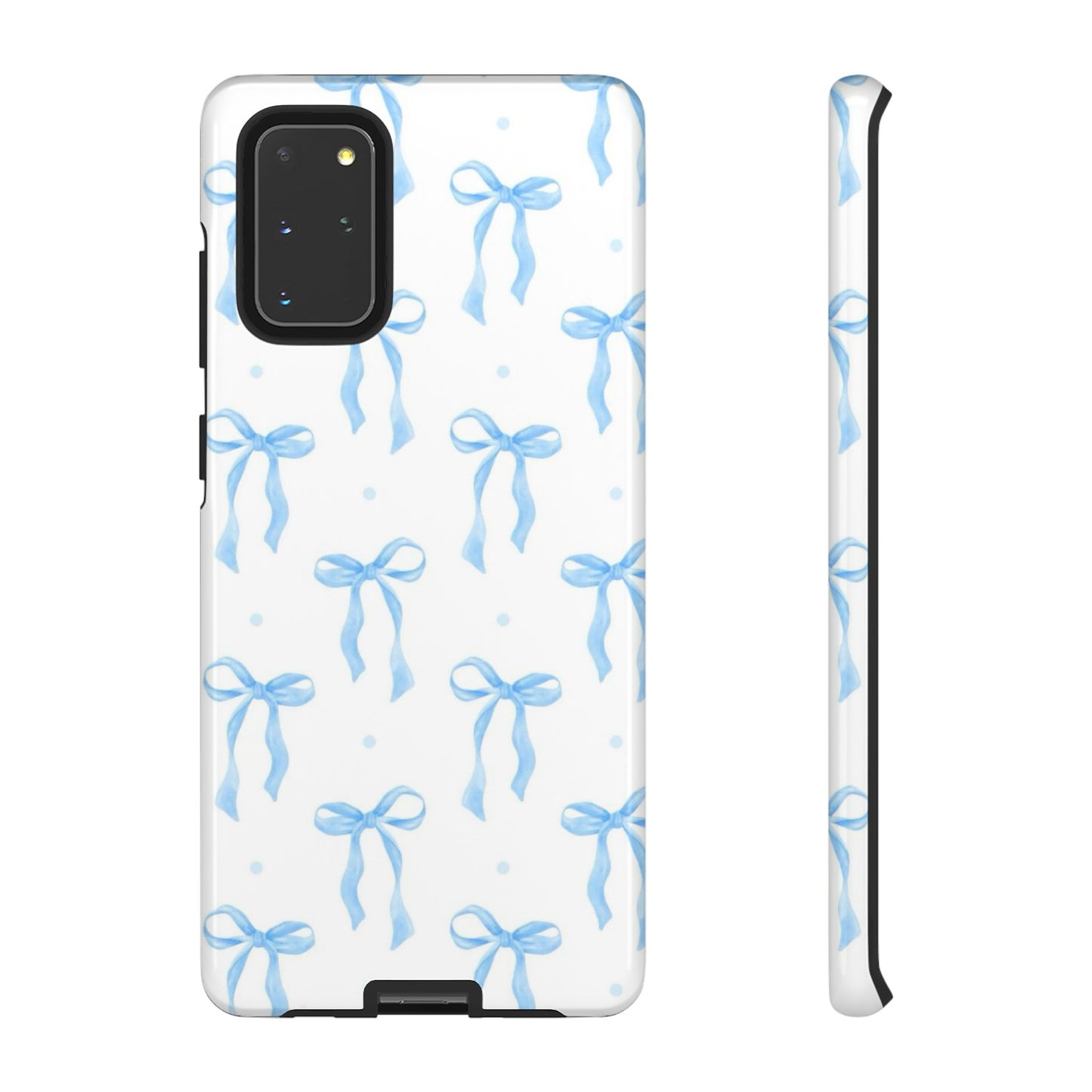 Blue Coquette Bow Phone Case