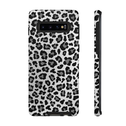 Black and Grey Cheetah Print Phone Case