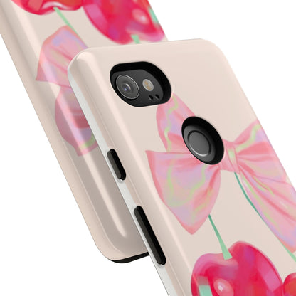 Cherry Bow Pink Phone Case