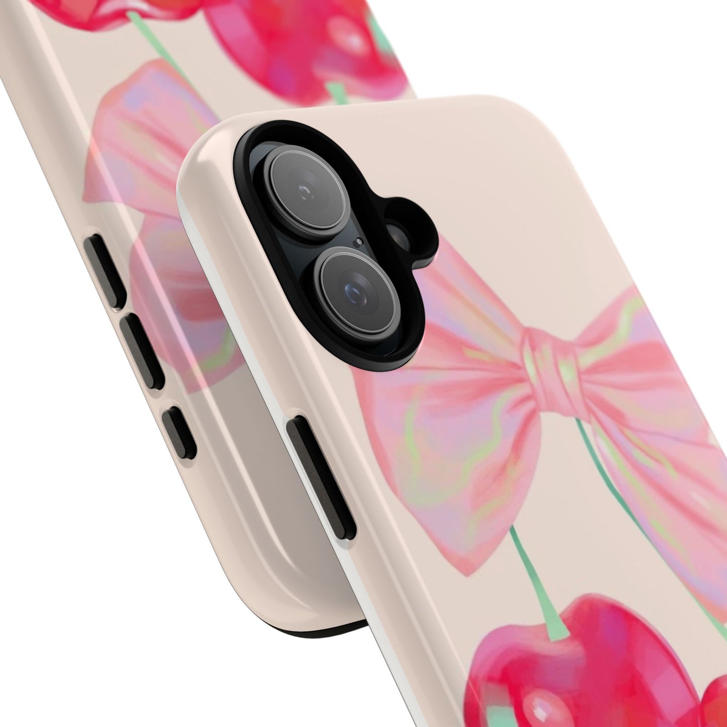 Cherry Bow Pink Phone Case