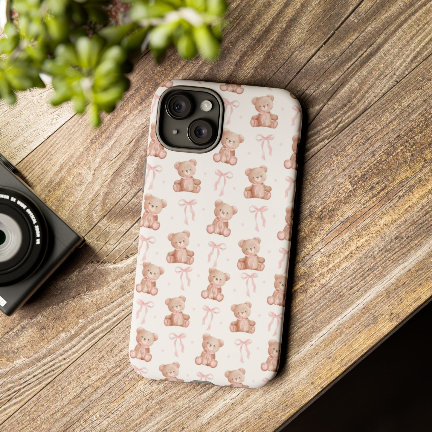 Coquette Teddy Bear Phone Case