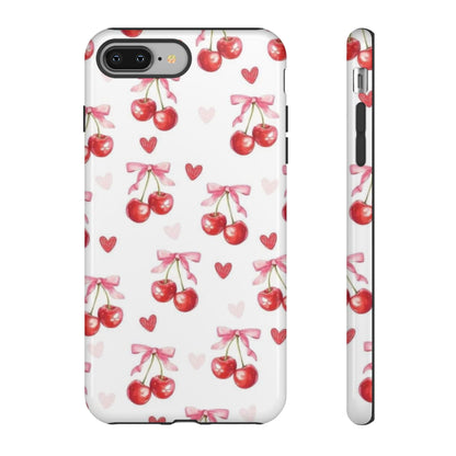 Cherry Coquette Cute Durable Tough Phone Case