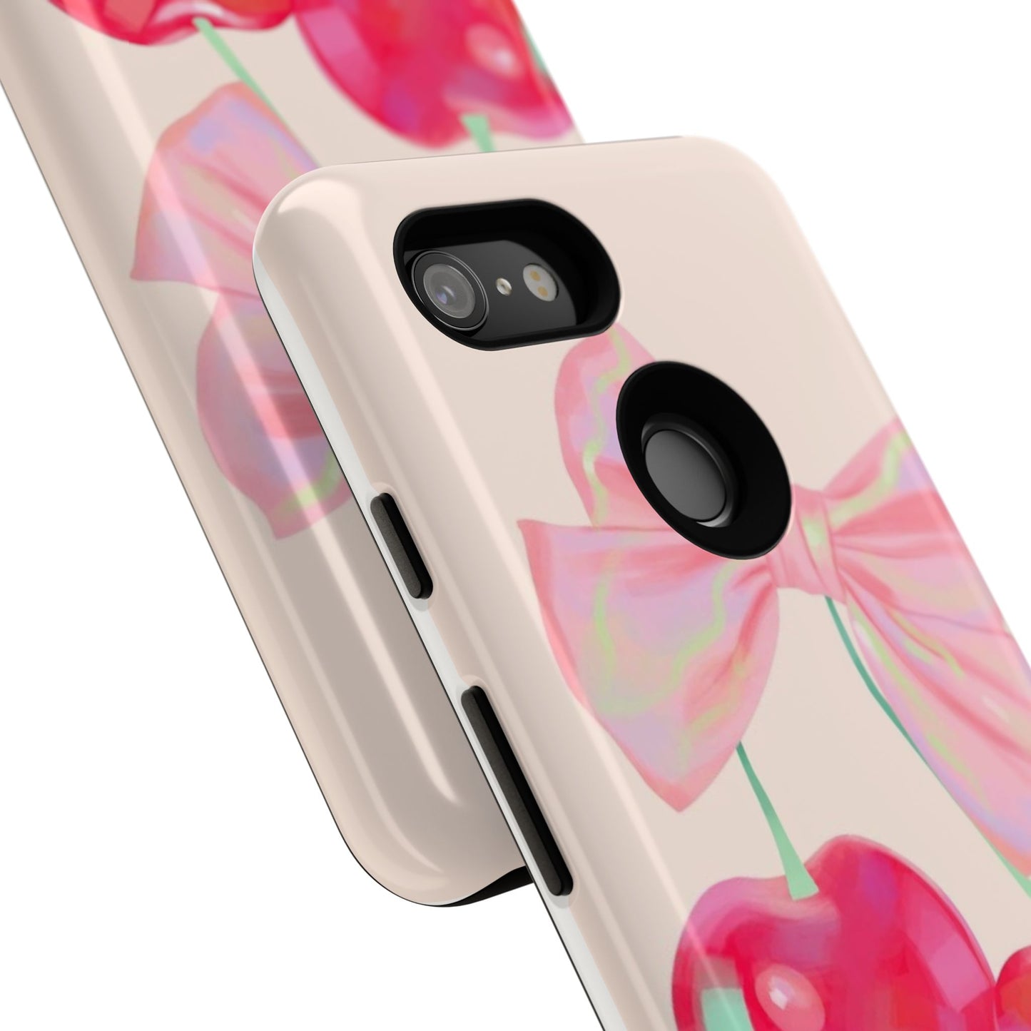 Cherry Bow Pink Phone Case