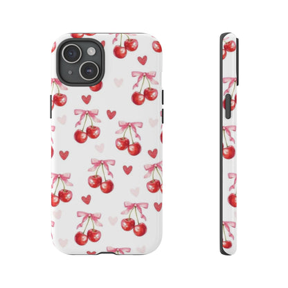 Cherry Coquette Cute Durable Tough Phone Case