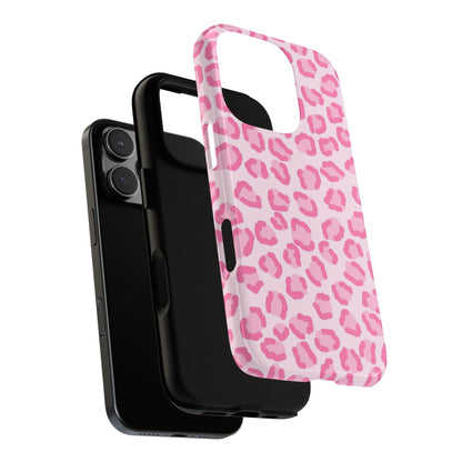 Pink Cheetah Print Phone Case for iPhone and Samsung