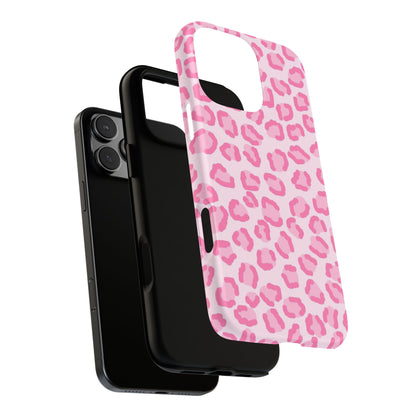 Pink Cheetah Print Phone Case for iPhone and Samsung