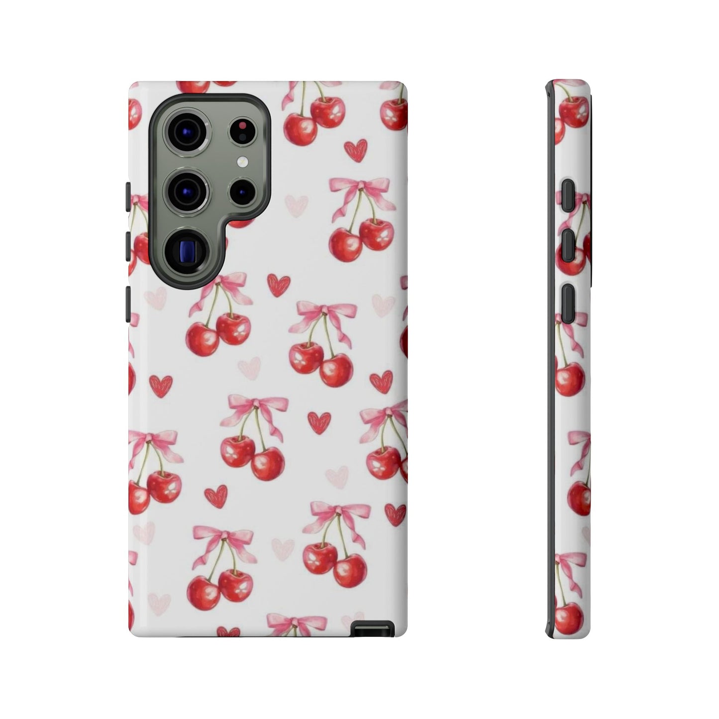 Cherry Coquette Cute Durable Tough Phone Case