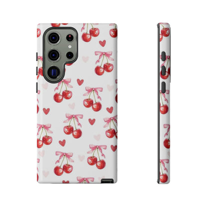 Cherry Coquette Cute Durable Tough Phone Case