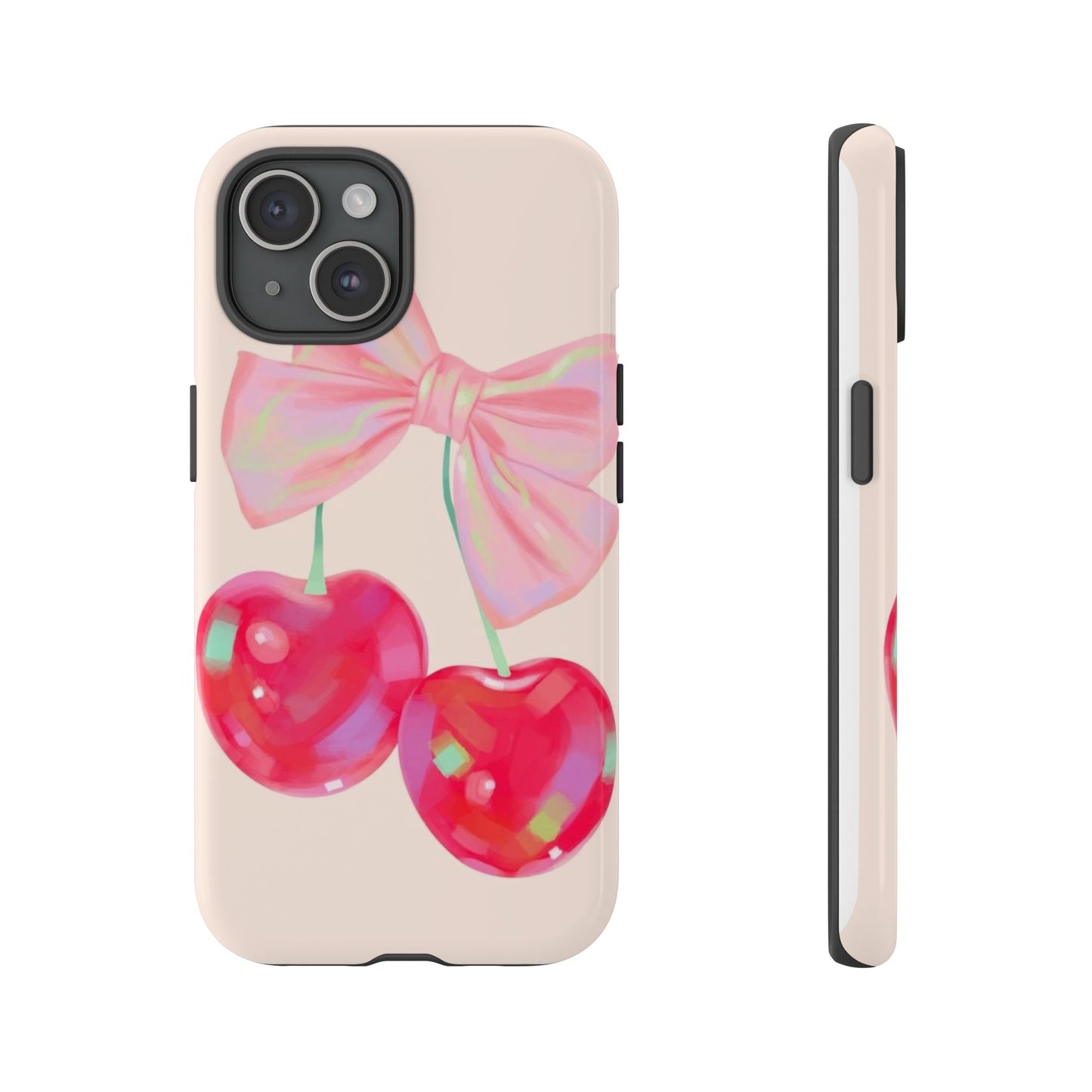 Cherry Bow Pink Phone Case