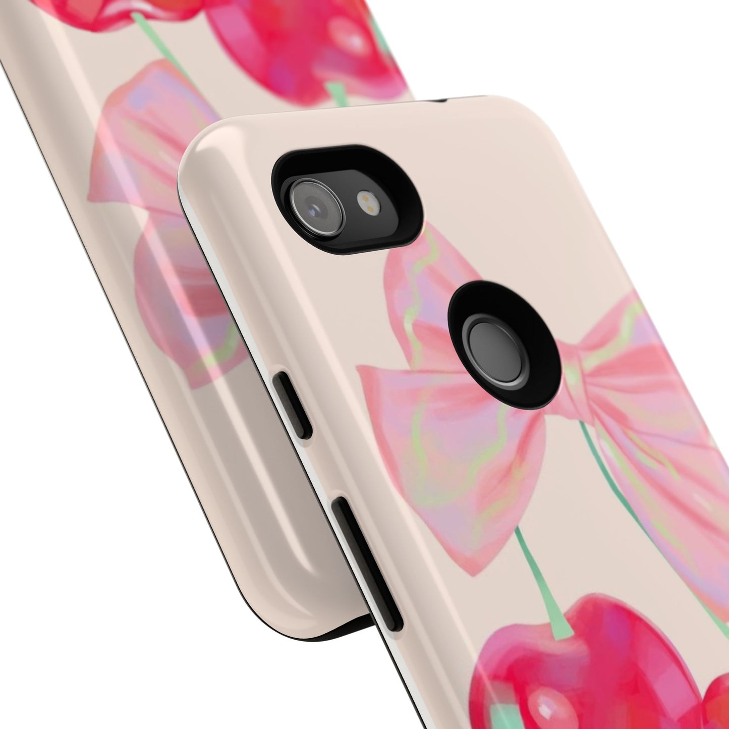 Cherry Bow Pink Phone Case