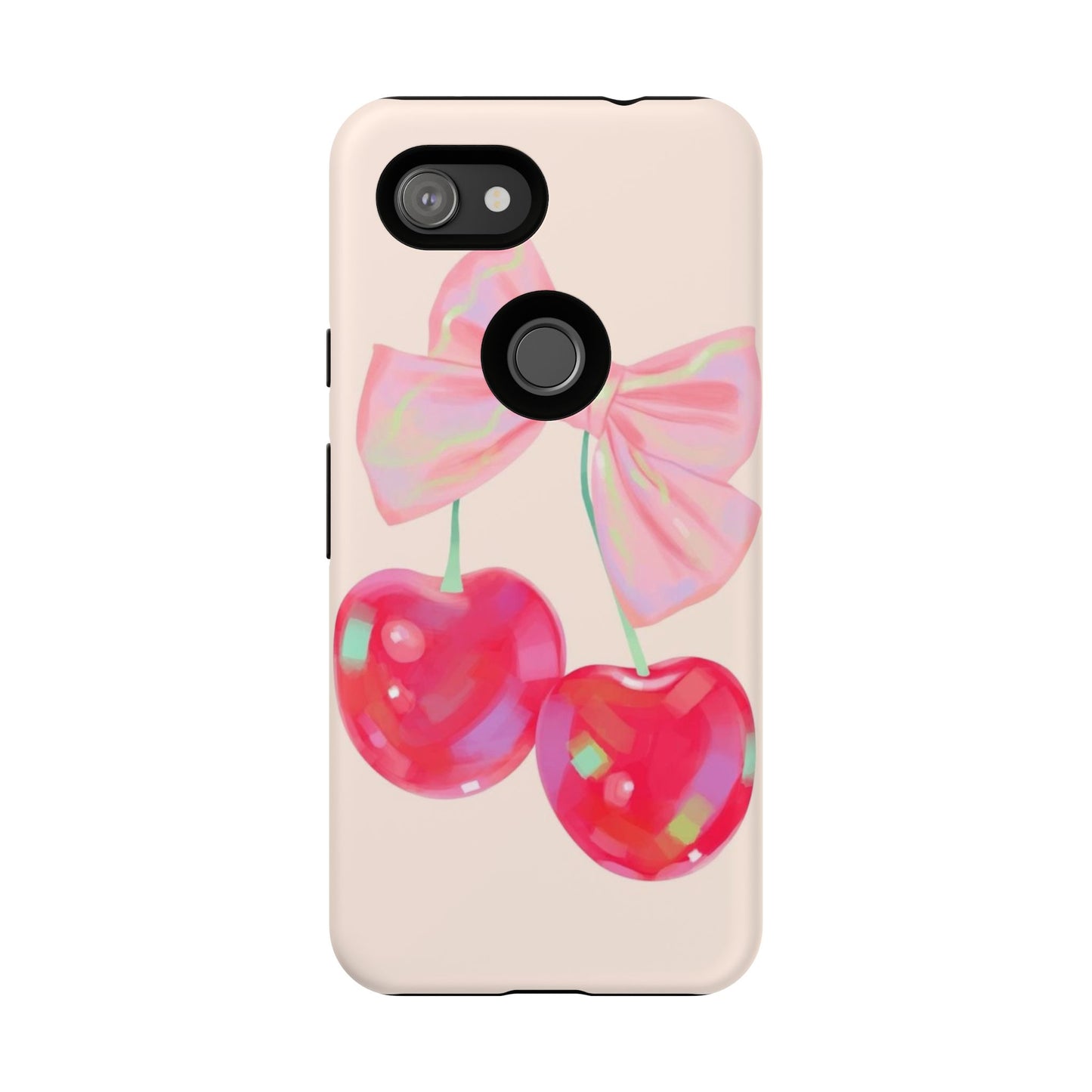 Cherry Bow Pink Phone Case