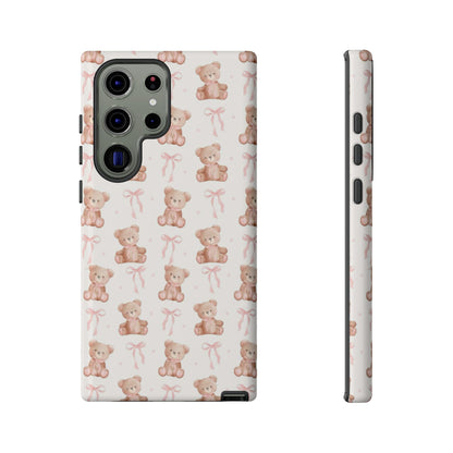 Coquette Teddy Bear Phone Case