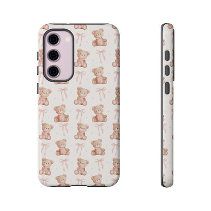 Coquette Teddy Bear Phone Case