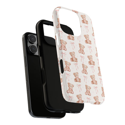 Coquette Teddy Bear Phone Case
